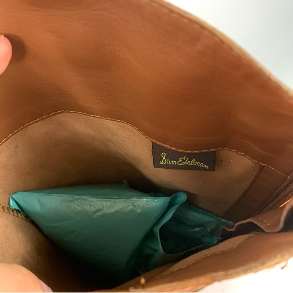 Sam Edelman Cognac Leather Penny Riding Knee High Boots 7.5 - Picture 6 of 15